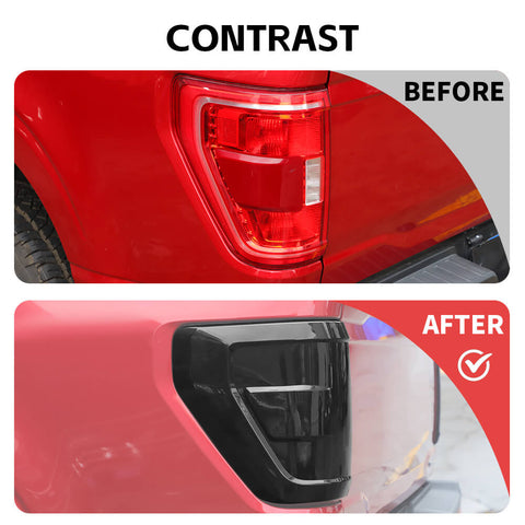 For 2021+ Ford F150 Rear Tail Light Trim Bezel Cover Overlay