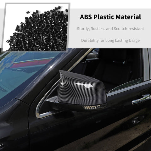 For 2011-2020 Dodge Durango Side Door Rearview Mirror Cover Trim Shell