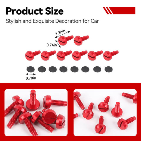 For Ford Bronco Tailgate Spare Tire Delete Bumper Screws Bolts