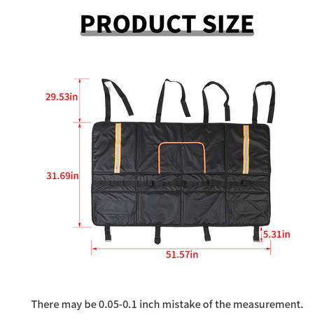 For Universal Car Tailgate Cycle Pad Portable Tail Gate Cover Accessories