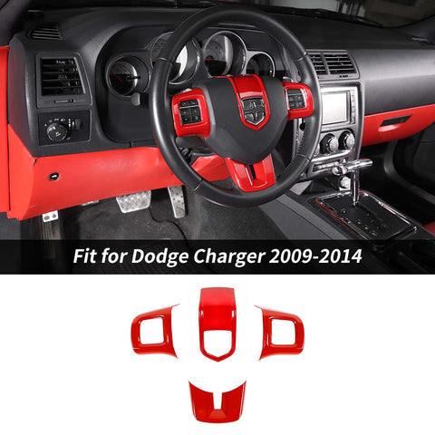 Steering Wheel Decor Cover Trim For Dodge Charger/Challenger/Durango 2009-2014 Accessories | CheroCar