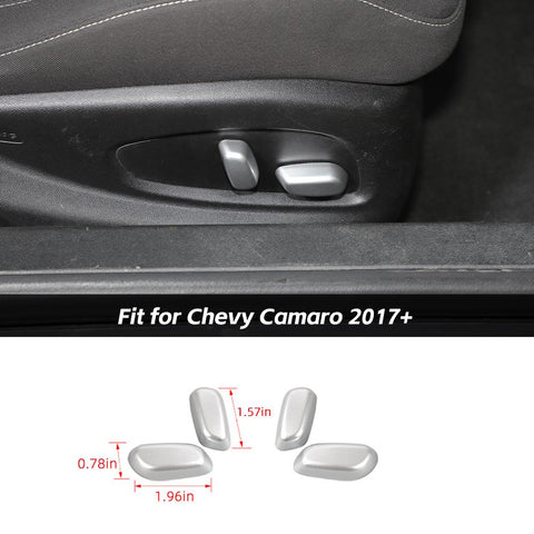 For 2017+ Chevrolet Camaro Seat Adjust Switch Button Cover Trim