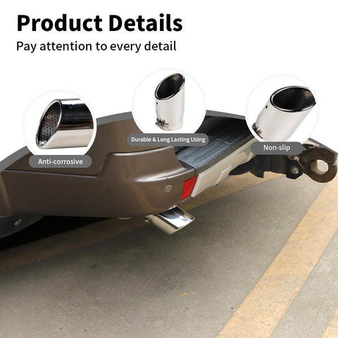 For 2017-2023 4Runner Exhaust Tailpipe Tail Muffler Tail Throat Tail Pipe