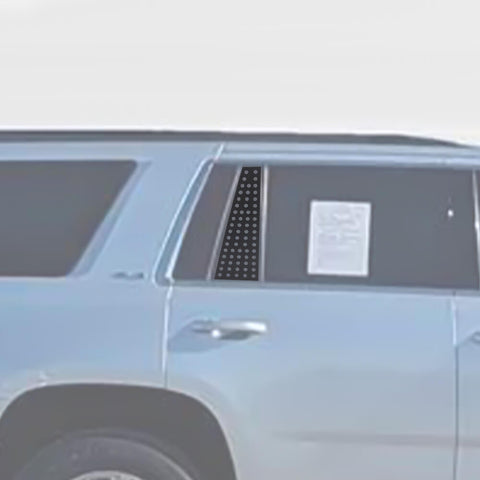 For 2015-2019 Chevy Suburban/Tahoe/GMC YUKON Rear Small Window Glass Plate Panel Trim Cover