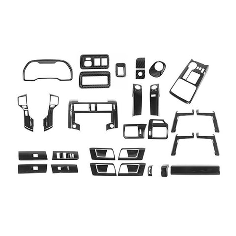 For 2020-2023 Toyota 4Runner 34 x Interior Full Set Decor Cover Trim Overlay Kit
