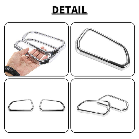 For 2015+ Ford Mustang Rearview Mirror Frame Cover Trim Decoration