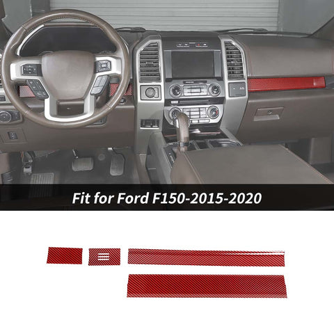 Center Console Dash Strips Trim Cover For Ford F150 2015-2020 Accessories | CheroCar