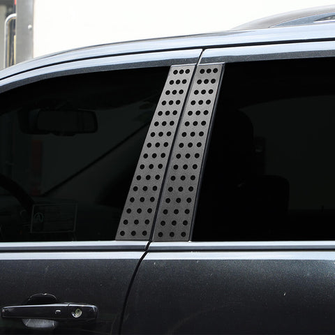 For 2011+ Dodge Durango Car Exterior Window Pillar Post Decor Trim Panel Accessories