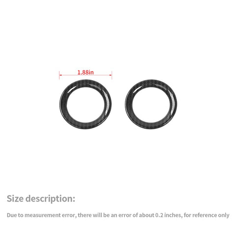 Car Front A-pillar Side Horn Speaker Cover Ring Trim Bezel For Dodge Durango 2011+ Accessories | CheroCar