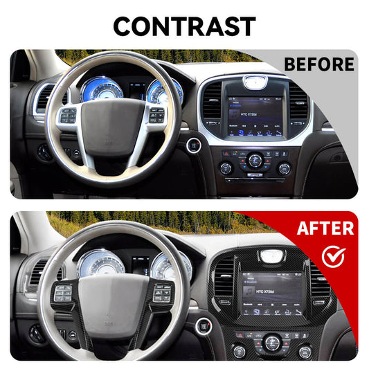 For 2011-2014 Chrysle 300/300C Interior Center Console Cover Trim Kit