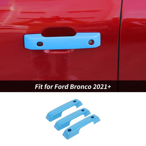 Exterior Door Handle Protector Shell Cover Trim For Ford Bronco 2021+ 2Dr Accessories | CheroCar