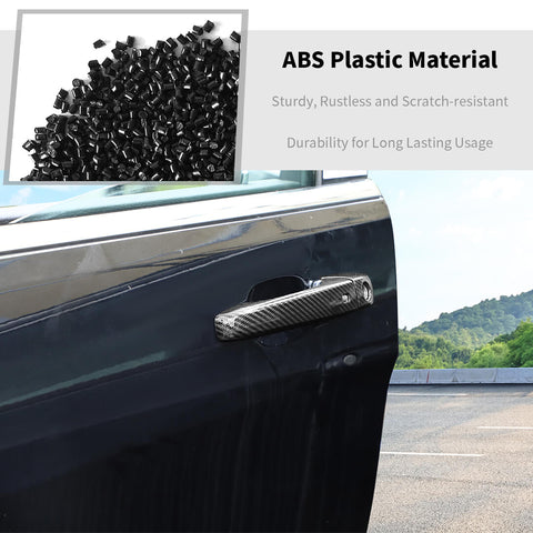 For 2011-2020 Dodge Durango Exterior Car Door Handle Shell Decor Cover Trim