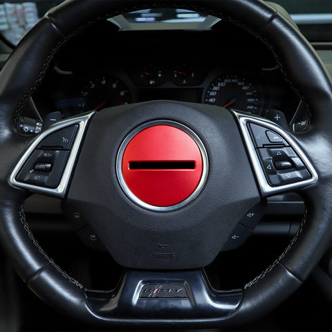 For 2016+ Chevy Camaro Steering Wheel Center Cover Ring Trim