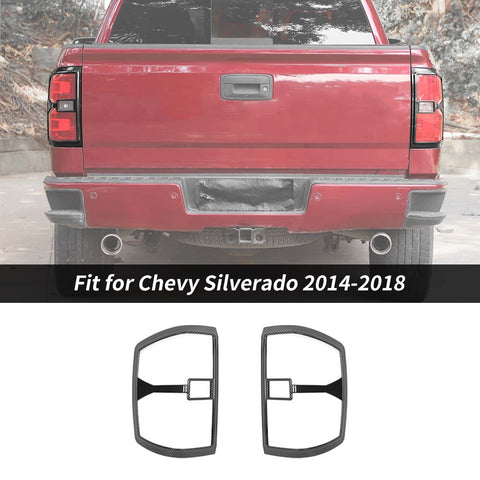 For 2014-2018 Chevy Silverado Side Rear Taillight Trim Cover