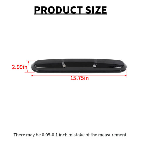 For 2007-2013 Chevy Silverado/GMC-SIERRA Smoked Black Hight Brake Light Lamp Cover Trim