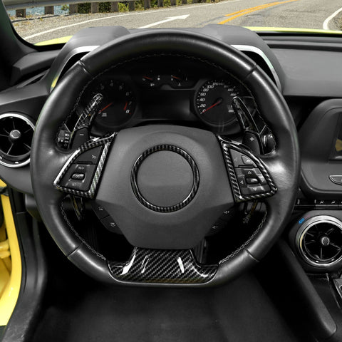 Steering Wheel Cover Decor Kit For Chevrolet Camaro 2017+｜CheroCar