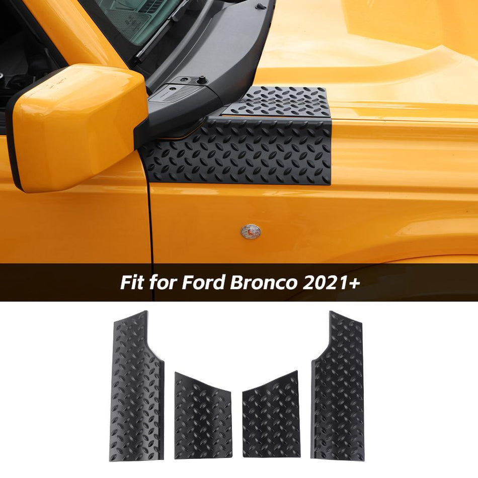 For 2021+ Ford Bronco Engine Hood Wrap Angle Corner Protector Cover