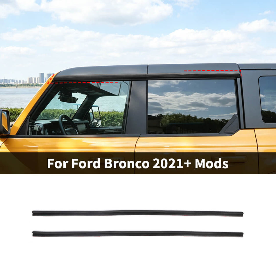 For 2021+ Ford Bronco Door Sealing Strip Weatherstrip Edge Molding Trim