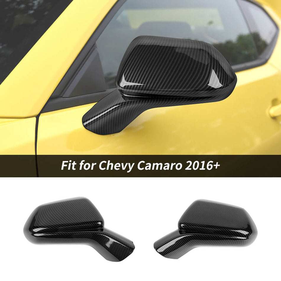 For 2016+ Chevy Camaro Rearview Mirror Cover Cap Decor