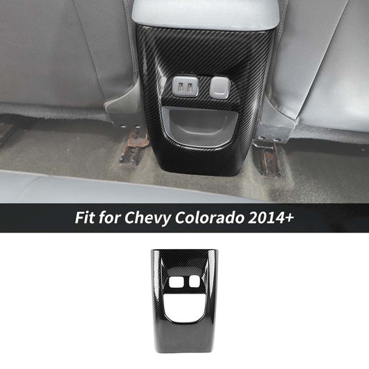 Rear Cigarette Lighter USB Panel Cover Trim For Chevy Colorado 2014+ Accessories | CheroCar