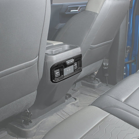 For 2022+ Chevrolet Silverado/GMC Sierra Rear Air Vent Outlet Panel Cover Trim B Style