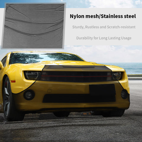 For 2010+ Chevy Camaro Front Grill Insect Proof Net Mesh Cover