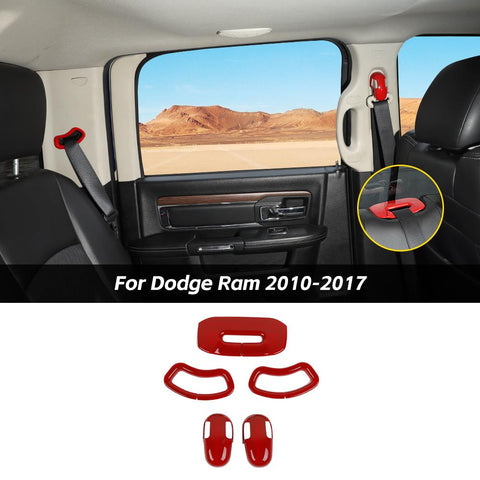 Car Seat Belt Buckle Decor Cover Trim For Dodge RAM 1500 2010-2017 Accexories | CheroCar