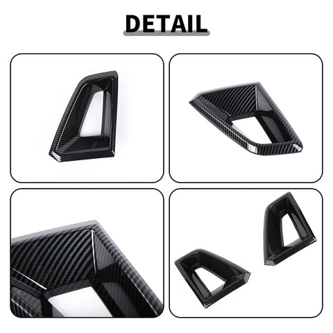 For 2024+ Chevy Colorado Front Bumper Grille Air Outlet Cover Trim