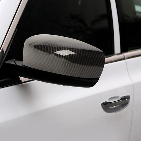 For 2011+ Chrysle 300C Exterior Door Handle Side Mirror Rearview Trim Cover Kit