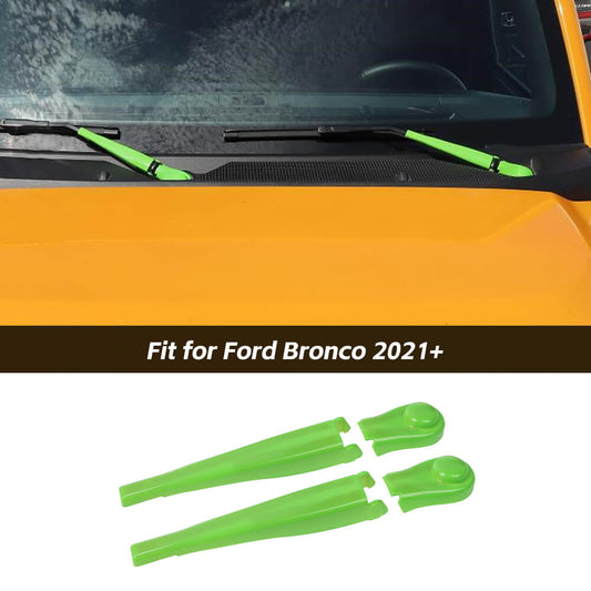 Front Windshield Rain Wiper Blade Cover Trim For Ford Bronco 2021+ Accessories | CheroCar