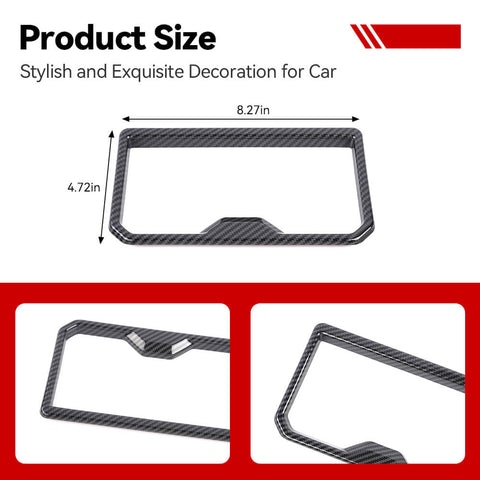 For 2024+ 4Runner Interior Front Center Gear Shift Cup Holder Cover Trim