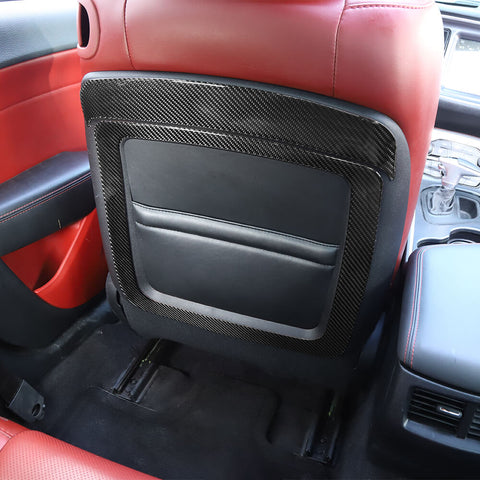 For 2015+ Dodge Challenger Seat Back Decorative Panel Trim Cover