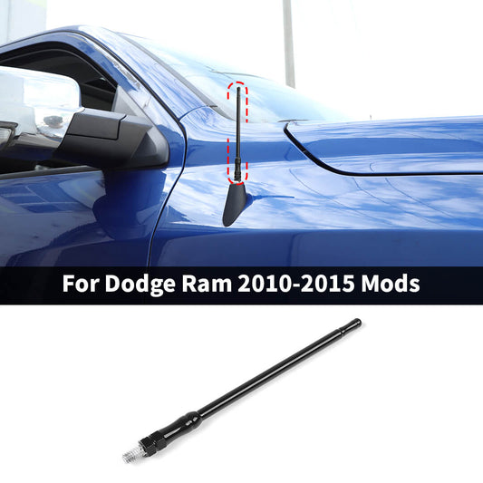 For 2010-2015 Dodge RAM Exterior Engine Hood Side Stubby Short Antenna Accessories