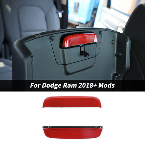 For 2018+ Dodge RAM Armrest Box Switch Button Trim Cover