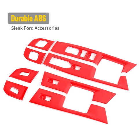 For 2021+ Ford F150 Interior Window Lift Switch Panel Cover Trim