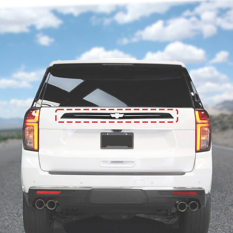 For 2021-2024 Chevy Suburban/Tahoe Rear Tailgate Decoration Strip Trim Cover