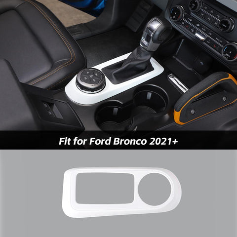 Center Console Gear Shifter Panel Cover Trim For Ford Bronco 2021+ Accessories | CheroCar