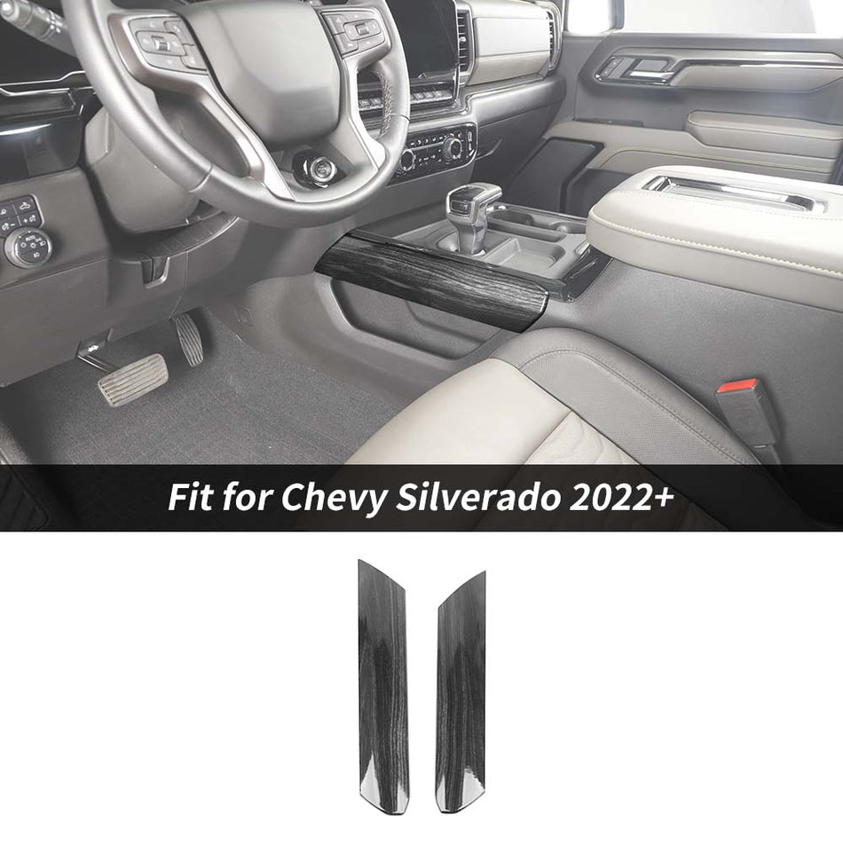 For 2022+ Chevy Silverado Center Console Gear Shift Side Cover Trim