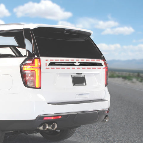 For 2021-2024 Chevy Suburban/Tahoe Rear Tailgate Decoration Strip Trim Cover