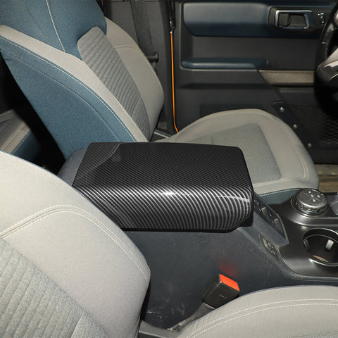 For 2021+ Ford Bronco Center Console Armrest Box Panel Trim Cover Protector