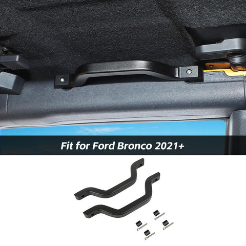 Front Side Door Top Roll Bar Grip Grab Handles For Ford Bronco 2021+ Accessories | CheroCar