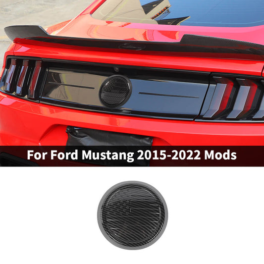For 2015-2022 Ford Mustang Rear Center Logo Emblem Badge Cover Trim Decor