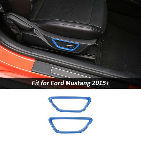 Seat Adjust Switch Button Trim Bezel For Ford Mustang 2015+ Accessories | CheroCar