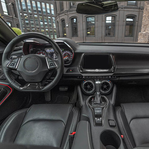 For 2017+ Chevy Camaro Interior Dashboard Panel Decor Cover Trim Kit