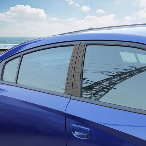 For 2011+ Dodge Charger Car Window Center Pillar Panel Cover Trim