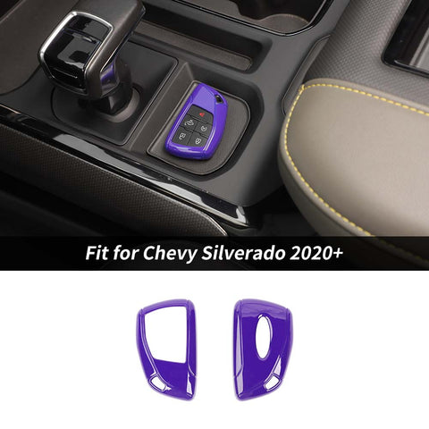 Key Fob Cover Case Protector Shell For Chevy Silverado/Suburban/Tahoe 2020+ Accessories | CheroCar