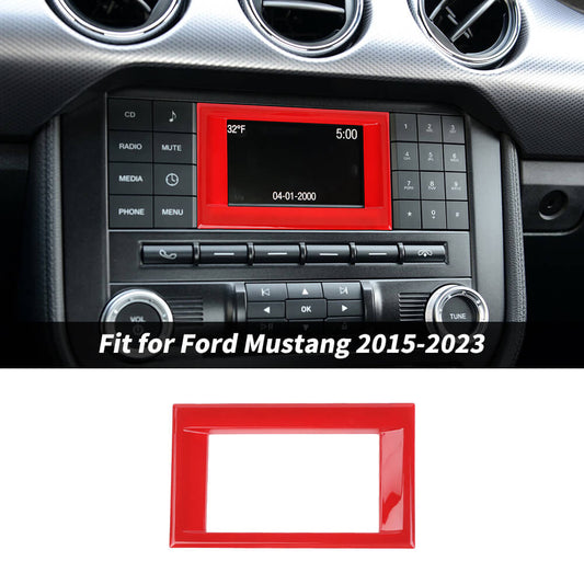 For 2015-2023 Ford Mustang Navigation GPS Small Screen Frame Trim Cover Bezels