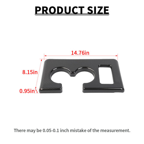 For 2008-2016 Ford F250/F350/F450/F550 Front Armrest Water Cup Holder Trim Panel Cover
