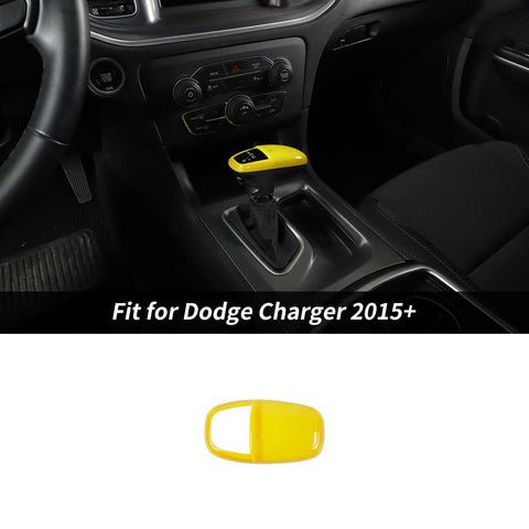 Interior Gear Shift Knob Decor Cover Trim For Dodge Charger/Challenger 2015+/Durango 2018+ Accessories | CheroCar