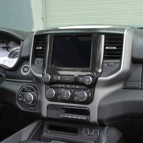 For 2018+ Dodge RAM Interior Steering Wheel Navigation Cover Trim Cover Kit